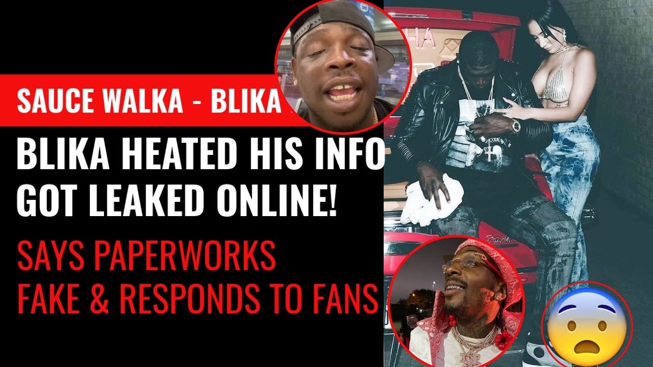 Houston OG Blika Blika Furious Sauce Walka Allegedly Leaked His Info Online! Says Paperwork is