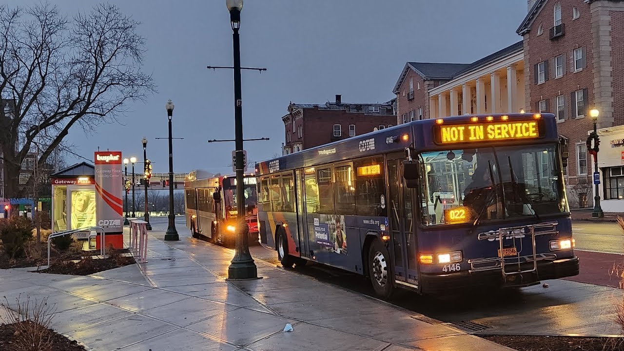 Cdta and Trailways Buses at Gateway Plaza Mobility Transit Hub, S3EP9 ...