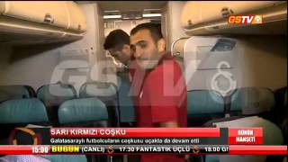 Galatasaraylı Futbolcuların Süper Kupa Keyfi