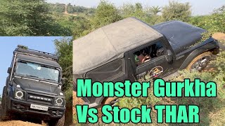 Can Modified Force Gurkha Fight A Stock Mahindra THAR On High Articulation Trails?