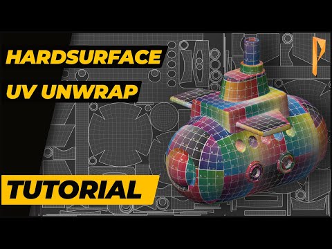 Cinema 4D R25 Hard Surface UV Unwrapping Tutorial