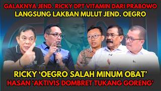 This is a cool general. After receiving vitamins from Prabowo, Ricky immediately taped Oegroseno'...