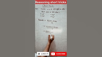 Clock |Reasoning short tricks|Reasoning by KP sir