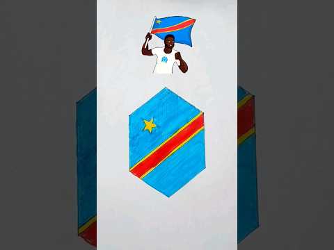 Drawing Congo Flag Wich Next Youtubeshorts Ytshorts Country Shorts Radesigner1990 Viral 