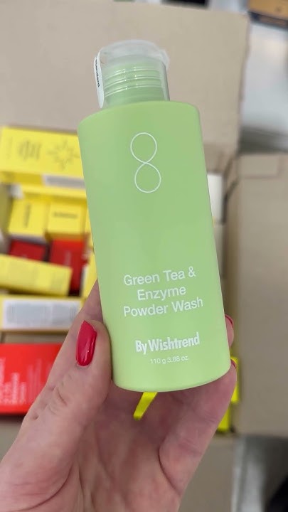 Энзимная пудра с зеленым чаем By Wishtrend Green Tea & Enzyme Powder ...