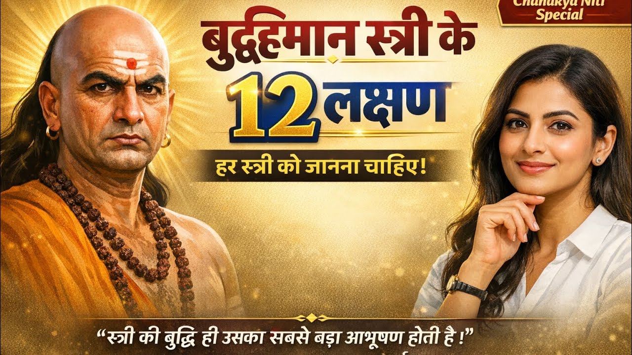 बुद्धिमान स्त्री के 12 लक्षण | Chanakya Niti on Women Intelligence | प्रेरणादायक विचार 