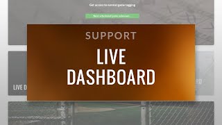 Support: Live dashboard screenshot 1