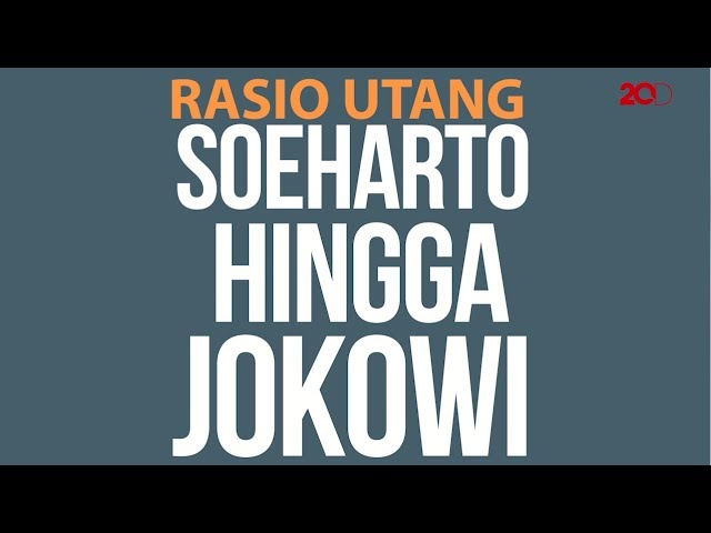 Hitungan Rasio Utang Era Soeharto hingga Jokowi class=