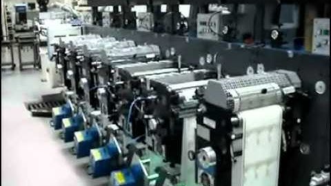 Gallus EM280 8 Colour UV Flexo Label Press