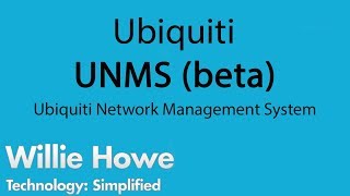 Ubiquiti Network Management System (UNMS Beta)