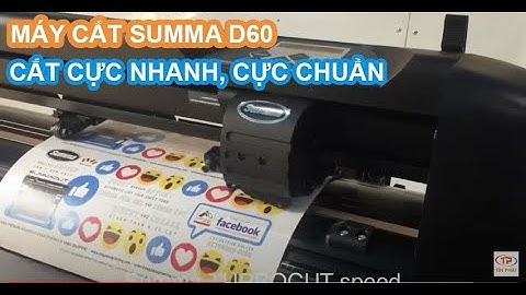 [ Tín Phát] Máy cắt Summa cắt liên tục decal theo tờ cực nhanh