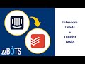 How to Sync Intercom leads over to Todoist tasks | zzBots