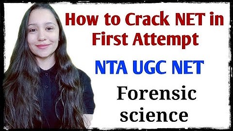 How to Crack NET in First Attempt|| NTA UGC NET Forensic Science 2022