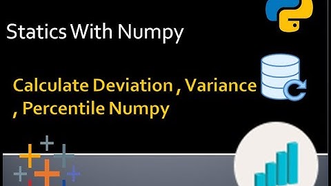Numpy For Statistics Percentile , Range , Quartiles Data Science