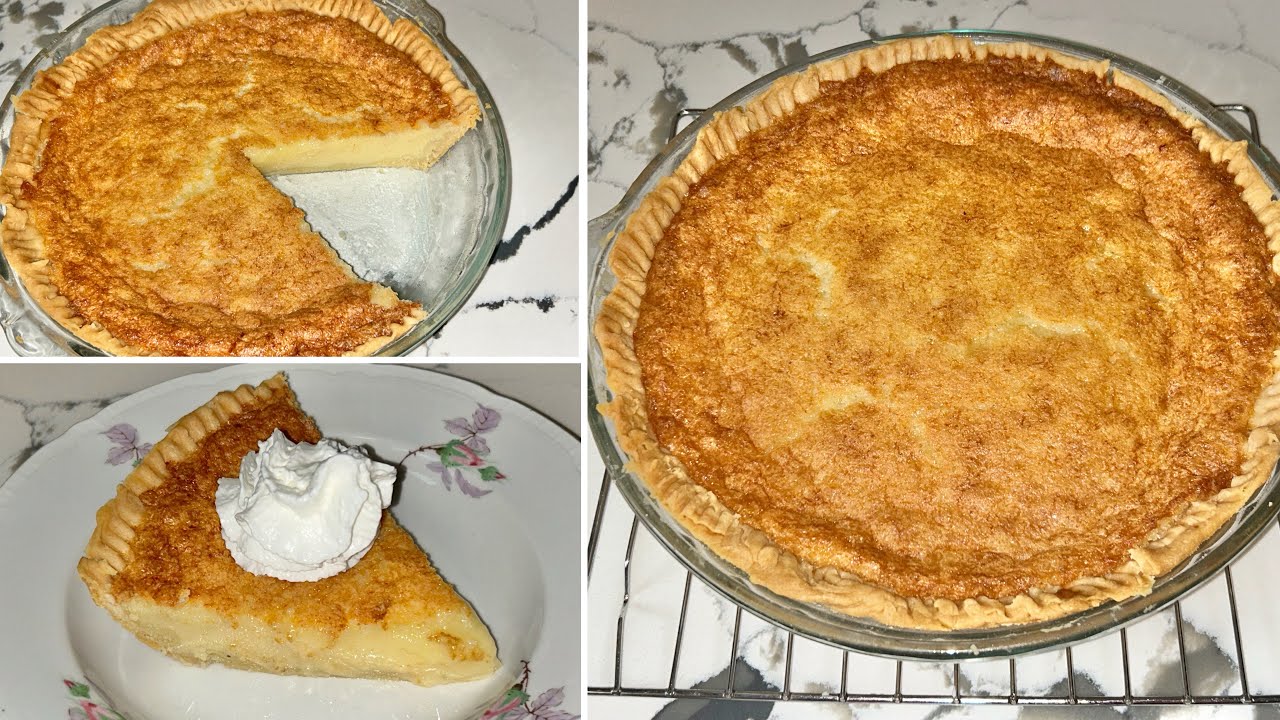 Old Fashioned Classic Homemade Buttermilk Pie - Updated Recipe
