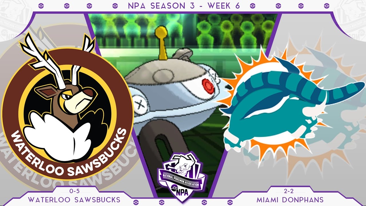 NPA S3W6 Waterloo Sawsbucks vs Miami Donphans | National Pokemon Assosiation