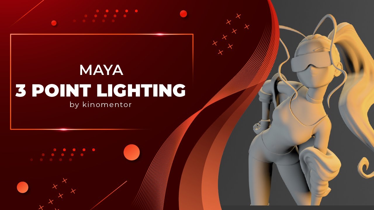 3D Tips 3 point lighting in Maya YouTube