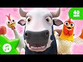 Vaca Maru, la, la! 🐮 As Melhores Músicas com Vaca Maru🌈 FAZENDA DO ZENON em Português do Brasil