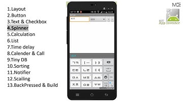APP inventor #4 Spinner