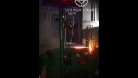 Auto feeder induction forging heating connecting rod production line machines