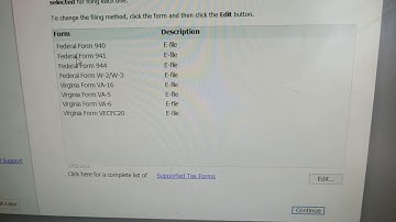 Efile Quickbooks Get 10 digit IRS PIN 941 Schedule B e-file Quarterly tax form
