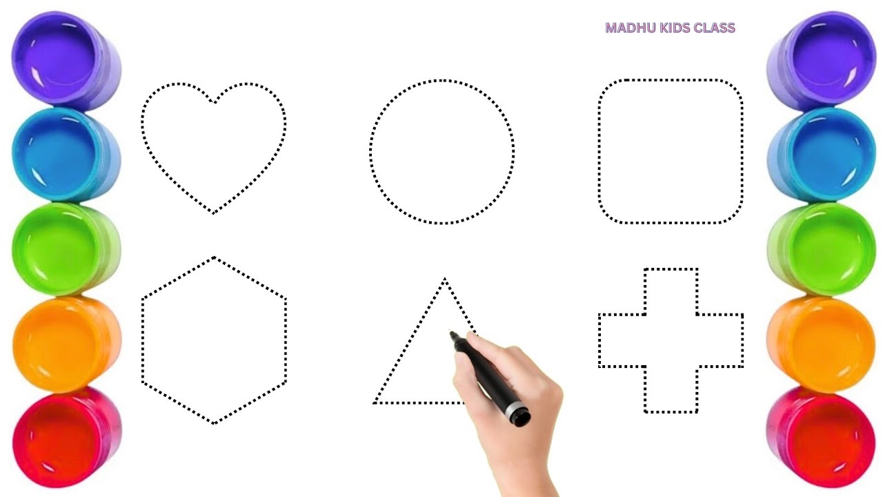 Shapes song for kids, Learn 2d shapes, colors for toddlers | Preschool Learning part - 2