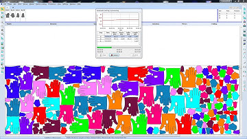 MiriSys CutNest - Automatic nesting of paterns gloves on the fabric