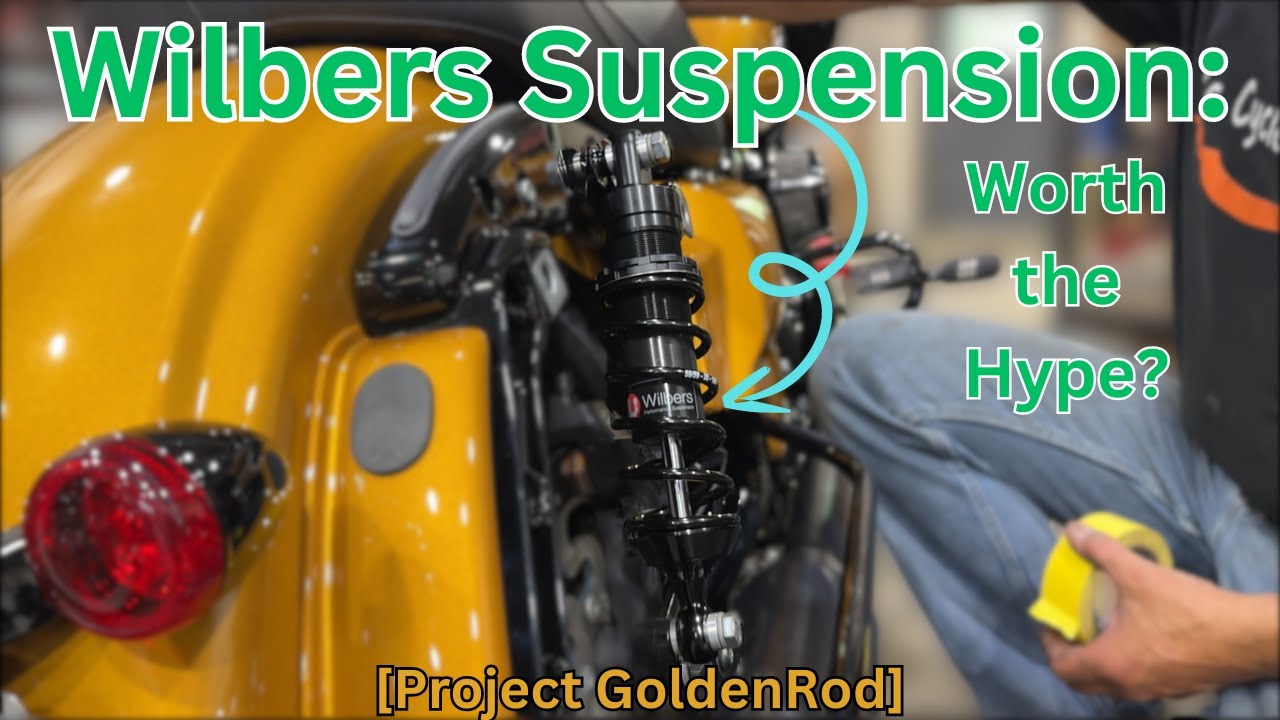 2023 Harley Davidson Road Glide Limited — подвеска Wilbers на GoldenRod?