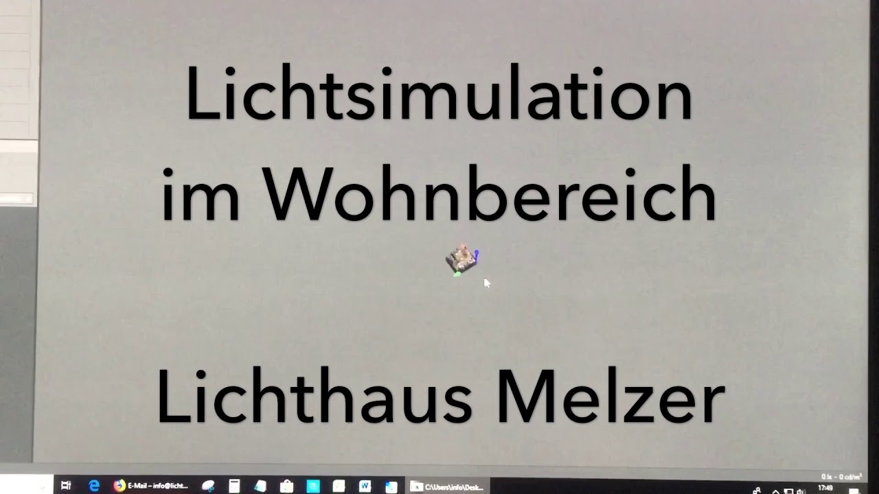 Lichtplanung und Lichtsimulation mittels DIALux in einem Wohnhaus.