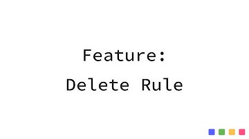Feature Flags Playground: Feature: Delete Rule