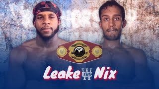 Warriors Cup 70: Nix v Leake