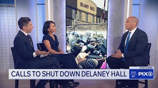 Delaney Hall Latest: Senator Cory Booker on PIX11 Morning News