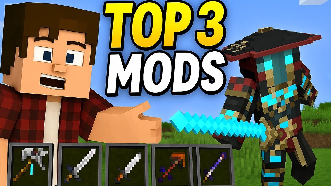 Sword Ability Mod Minecraft Tutorial Top 3 Weapon Mods in Minecraft – New Abilities, Swords & Shadow Powers ...