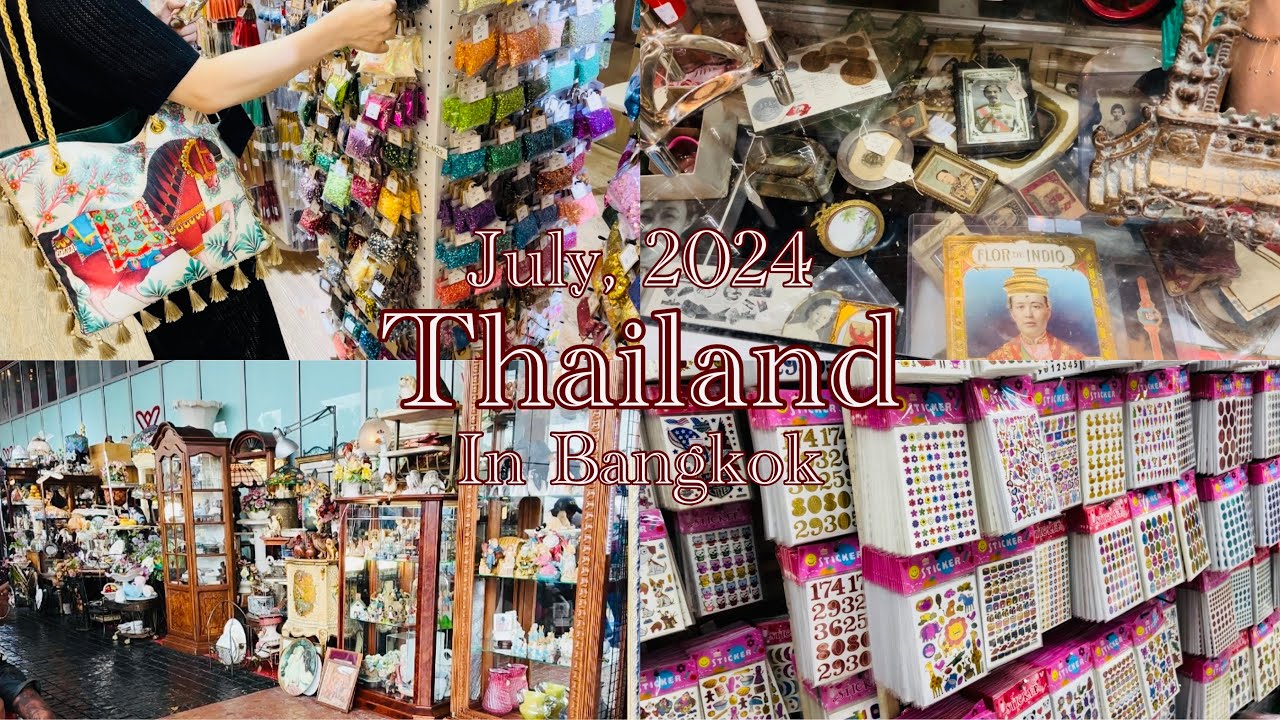 【タイ🇹🇭vlog】問屋街、蚤の市巡り  |  サンペーン市場  |  バンスージャンクション  |  ミックスチャトチャック  |  Thailand  |  Bangkok