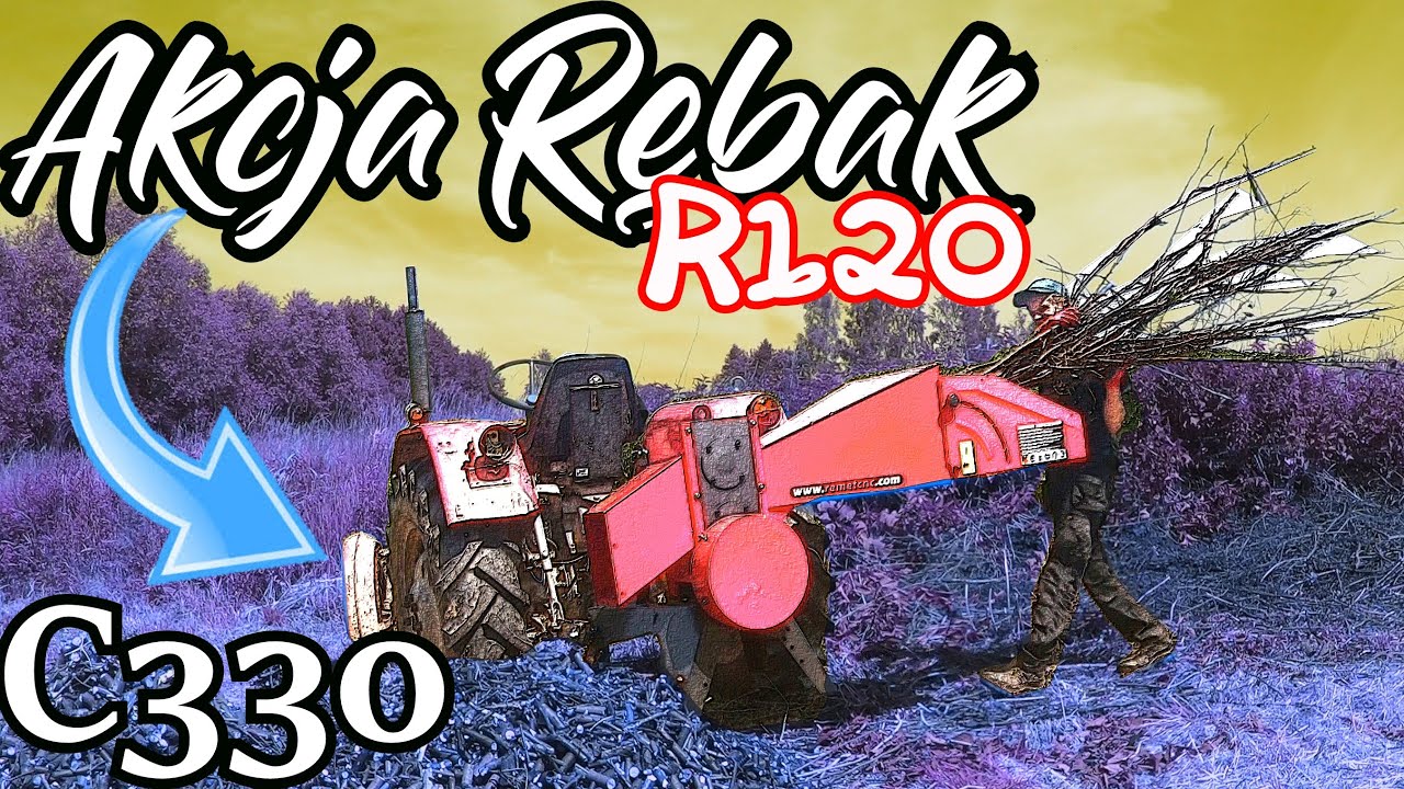 Akcja Rębak #1 / R120 8 noży w akcji / Ursus C330 czy da radę?
