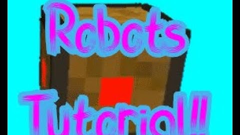 Buildcraft Robots Tutorial - Minecraft