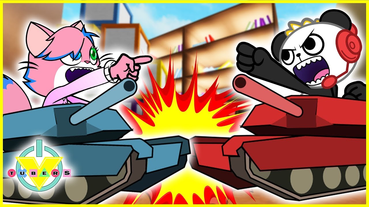 Tiny Tank Battle Roblox Let S Play With Combo Panda Vs Alpha Lexa Youtube - lucas panda roblox