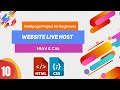 How To Make A Responsive Multipage Website Using HTML CSS | Step by Step In Bangla | Part 10