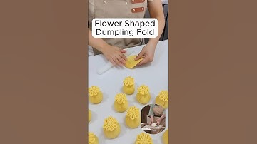 Get Ready for the EASIEST Flower Dumpling Folds Ever! | Dumpling Folding Styles #dumplings