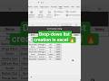 Excel Drop-Down List Trick You’ll Use Daily⚡