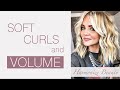 Soft Curls and Volume Hair tutorial - Harmonize_Beauty