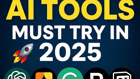 Top 5 AI Tools You Need in 2025 | Boost Productivity with ChatGPT, DALL·E 3 & More!#ai #tools