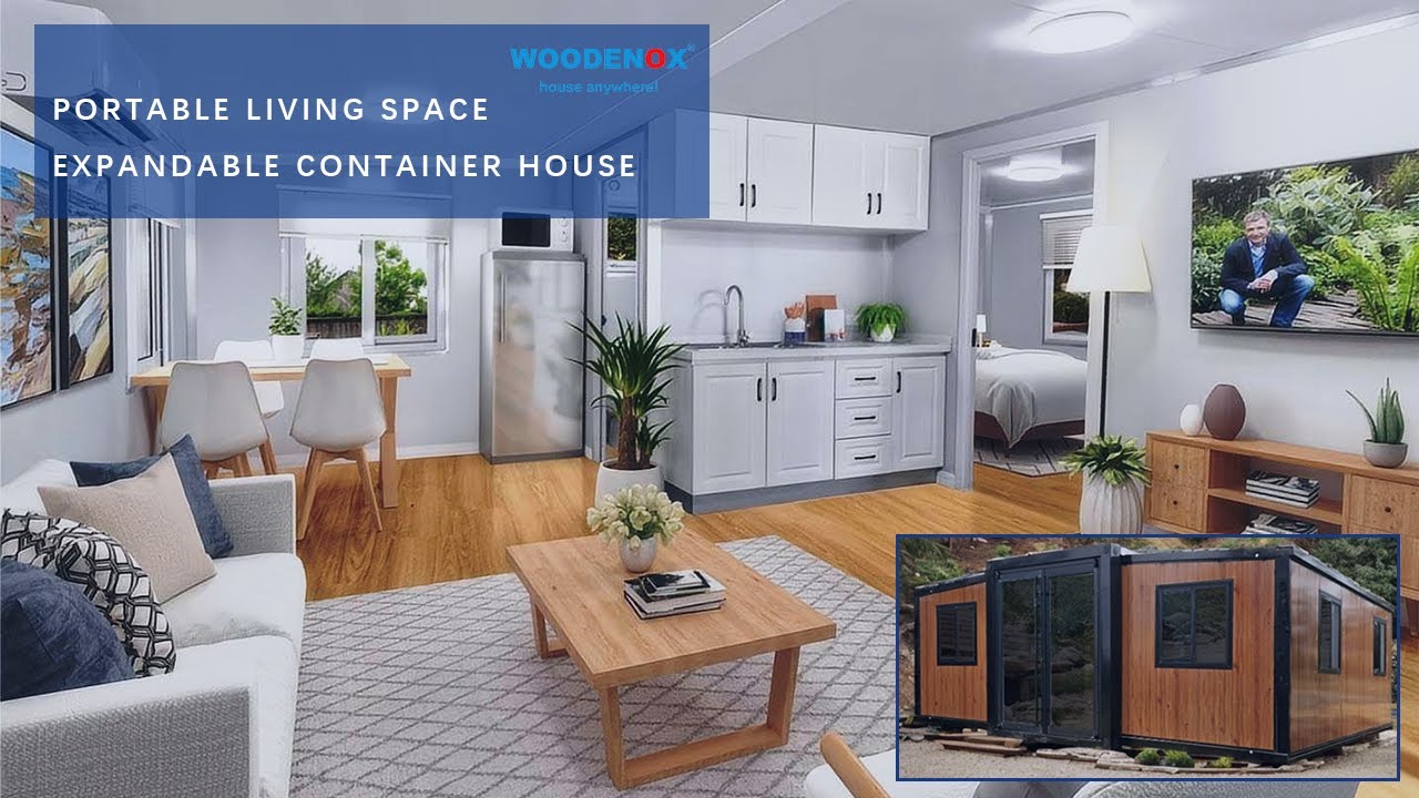 Portable Cabin Living Space - 20ft Expandable Container House