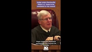 Judge orders Martinsville Mayor L.C. Jones to be reinstated to city council