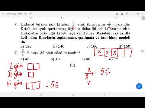 5-ci sinif riyaziyyat BSQ-1