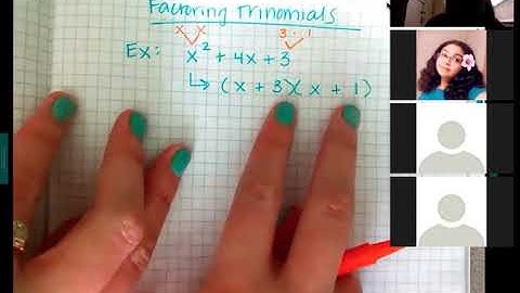 Factoring Trinomials Notes Video