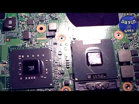Applying Thermal Grease /compound To A Laptop's CPU.