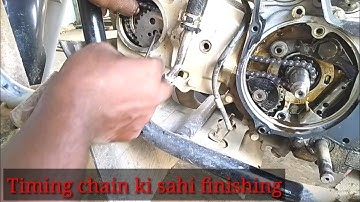 How to replace timing chain hero splendor CD HF Deluxe passion pro CD100 all 100cc bike