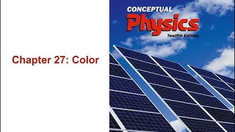 Chapter 27 — Color
