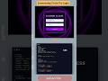 This Login Screen SUMMONS MAGIC 😈🔮 #html #css #javascript #ui #shorts